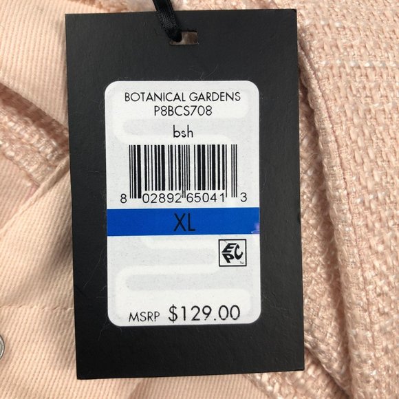 DKNY twill button up pink jacket long sleeve XL - Picture 8 of 11